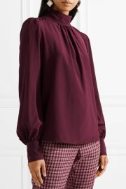 Marc Jacobs Silk crepe de chine blouse at Net A Porter